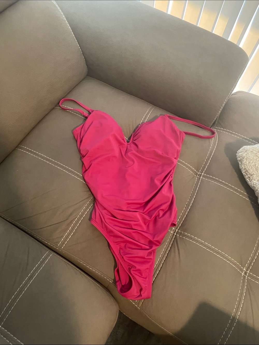 Women’s One-Piece Swimsuit in Bright Fuchsia - Adult Swimwear